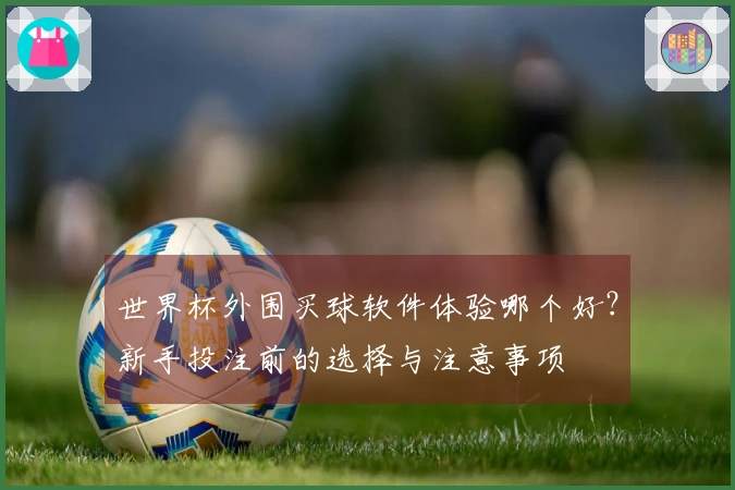 世界杯外围买球软件体验哪个好？新手投注前的选择与注意事项