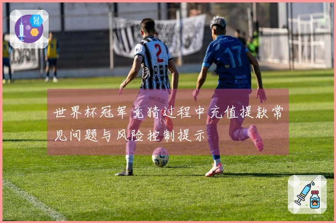 世界杯冠军竞猜过程中充值提款常见问题与风险控制提示