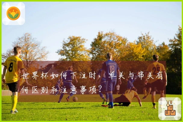 世界杯如何下注时，单关与串关有何区别和注意事项？